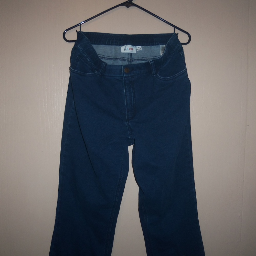 Denim & Co. Original Waist Stretch Reg 10 Pants